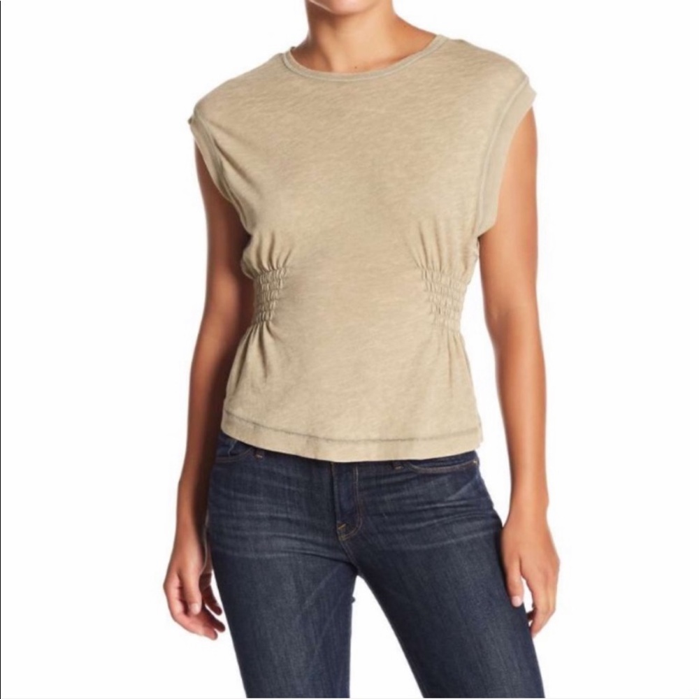 NWT Free People May Tank Top in Olive Sz S XS